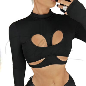 Top Corto para Mujer, Informal, Suave, Transpirable, para Uso Diario, Top Deportivo para Gimnasio, Entrenamiento, Top Activo - Product Image 3