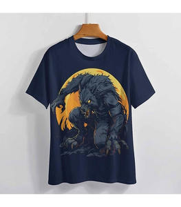 T-shirt pour homme de haute qualité en gros, 100% coton tricoté, respirant, coupe ample, manches courtes, logo personnalisé - Product Image 3