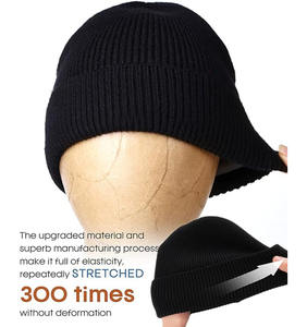 Gorros de Punto Ajustables y Personalizables de Estilo Moderno, Alta Calidad, Transpirables e Impermeables para Hombre, Ropa de Invierno - Product Image 4