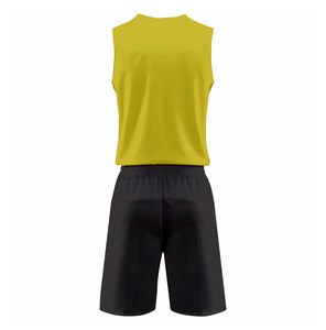 Ensemble de maillots de basket sans manches pour hommes, col en V, blanc et noir rayé, polyester à séchage rapide, uniformes toutes saisons, coupe régulière pour adultes - Product Image 3