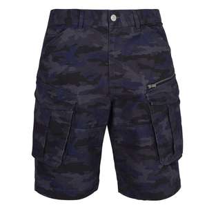 Shorts cargo pour hommes en coton respirant pour l'été, taille élastique, multi-poches, décontractés, pour l'extérieur, OEM - Product Image 1