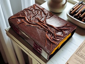 Tree of Life Vintage Handmade Leather Journal <b>Sewing</b> Binding Deckle Edge Paper Rustic Engraved Nature Diary Sketchbook Gift - Product Image 2