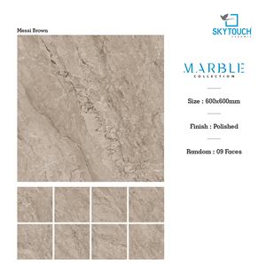 Precio en India, Baldosas de Porcelana Esmaltada Pulida con Aspecto de Mármol para Paredes y Pisos de Hoteles Modernos, Tamaño 600x600, para Habitaciones 800x800 - Product Image 3