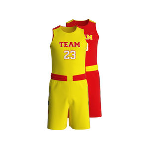 Uniforme de basketball réversible haut de gamme, design double face, vente en gros, usine - Product Image 2
