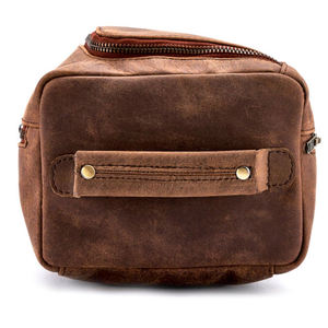 Bolsa de Aseo Personalizada de Doble Compartimento, Bolsa de Cosméticos de Moda con Monograma y Cierre de Cremallera con Diseño de Piedras, Kit Dopp. - Product Image 5