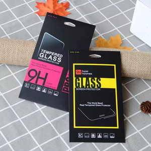 Protector de Pantalla de Vidrio Templado con Diseño Personalizado, Caja de Embalaje de Cartón Color Marfil para Teléfono Celular - Product Image 6