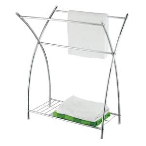 Toallero Metálico Minimalista con Líneas Limpias y Estructura de Hierro Resistente, Ideal para la Decoración Interior de Baños Contemporáneos - Product Image 4