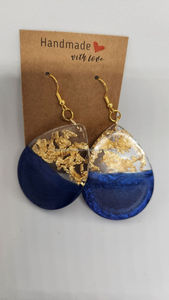 Boucles d'oreilles respectueuses de l'environnement en résine époxy unique pour femmes antiques - Product Image 5