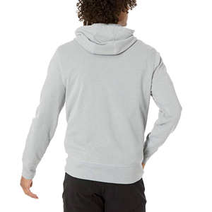 Venta al por mayor: Sudadera de algodón 100% de corte regular con bolsillo canguro en relieve, estilo casual largo, lavada, bordada, diseño de otoño, color liso. - Product Image 6