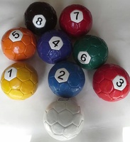 Ballon de football promotionnel de haute qualité, taille 5, en PU/PVC, 300-320g, léger, cousu à la main, avec chambre à air en latex, pour les sports d'équipe