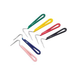 Herramientas de herrador Deportes al aire libre Suministros de limpieza de caballos Mango recubierto de plástico Fuerte Durable Suave Forma cónica Hoof Pick Fácilmente - Product Image 2