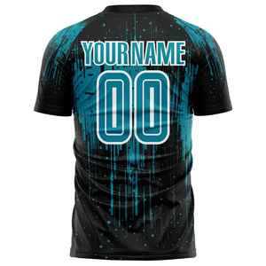 Uniforme de fútbol para adultos y jugadores, camiseta de fútbol transpirable de tela deportiva, camiseta de fútbol para la temporada de verano, poliéster. - Product Image 3