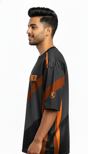 เสื้อยืดโอเวอร์ไซส์สไตล์สตรีทสำหรับผู้ชาย ลายพิมพ์ซับลิเมชั่น เสื้อผ้าลำลอง - Product Image 3