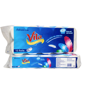 Rollo de Papel Higiénico Estándar al por Mayor, Hecho con 100% Pulpa de Madera Virgen, Paquete de 10 Rollos, 3 Capas, Grueso y Suave, Producto de Vietnam - Product Image 2