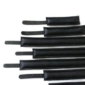 Mitaines en cuir avec rembourrage doux, sangles réglables et boucles sécurisées - Product Image 3