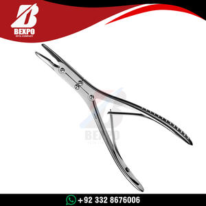 Pinzas de corte de hueso Beyer de acero inoxidable para instrumentos médicos, diseño curvo ortopédico, de alta resistencia - Product Image 2