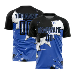 BRG Custom Black Gold Sublimated Soccer Jersey Short Sleeve Crew Neck Moisture Wicking Men Adult Team Name 00 Apparel - Product Image 2