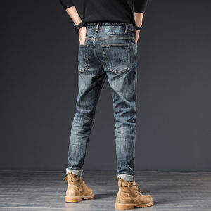 กางเกงยีนส์ผู้ชายลดราคาพิเศษจากโรงงาน ราคาสมเหตุสมผล กันยับ แห้งเร็ว ไม่เป็นขุย ดีไซน์ใหม่ทันสมัย สั่งตัดได้ - Product Image 2