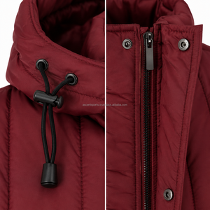 Chaqueta Acolchada con Cierre Completo para Hombre, Ligera, Cálida, Informal, para Invierno, para Actividades al Aire Libre, Aislante, Fabricante OEM ODM - Product Image 3