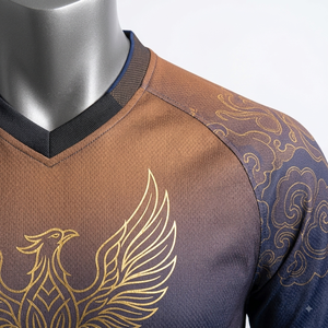 ชุดเสื้อฟุตบอลผู้ใหญ่คุณภาพพรีเมียม พิมพ์ลายดิจิตอลแบบซับลิเมชั่นตามสั่ง แห้งเร็ว ระบายอากาศได้ดี ยืดได้สี่ทิศทาง สำหรับทุกเพศ - Product Image 5