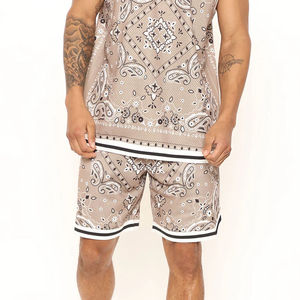 Vente en gros de hauts et shorts sans manches pour hommes du Pakistan - Ensemble de débardeurs pour hommes de haute qualité pour l'été en vente - Product Image 3