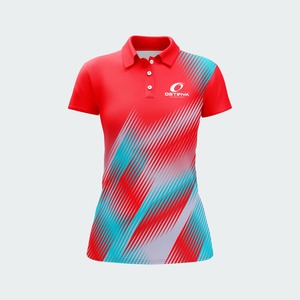 Camiseta Polo para Mujer, MOQ Bajo, Secado Rápido, Impresión Digital, Corte Regular, Manga Corta, Estilo Casual, Transpirable - Product Image 6