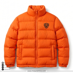 Mawra Custom Graphic Puffer <b>Jacket</b> Unisex Winter Quilted Coat <b>Warm</b> Streetwear Outdoor Fashion Casual Apparel OEM Supplier - Product Image 3