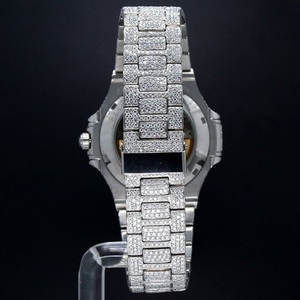 Reloj de Diamantes VVS de Alta Calidad, Nuevo, con Diamantes Cultivados en Laboratorio, Joyería de Moda, Reloj con Incrustaciones de Diamantes - Product Image 3