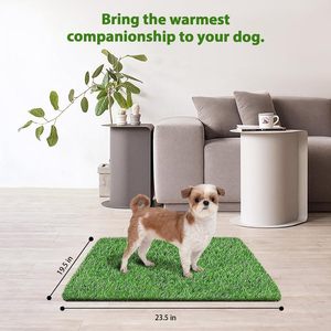 TH-PAG-599 Non Toxic Artificial Grass Pad for Pets Hygienic and Soft Suitable for Indoor <b>Toilet</b> Spots Balcony Lounging - Product Image 4