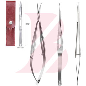 Ciseaux de beauté à ressort incurvés ultra-affûtés en acier inoxydable, fabriqués au Pakistan, les plus récents pour les soins personnels, OEM/ODM disponibles, excellent fournisseur - Product Image 6