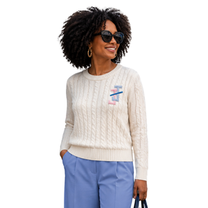 Legacy Cable Knit Sweater Long Sleeve Textured Pullover Casual Winter Fashion Apparel Everyday Wear Clothing - Product Image 1