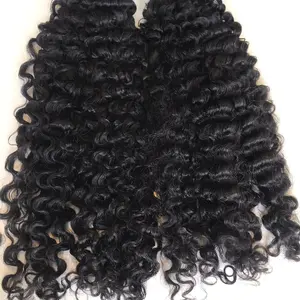 Curl birman Premium couleur noire naturelle | Cheveux crus de trame de génie des cheveux humains vietnamiens | Vente en gros de cheveux humains LINU Hair Company