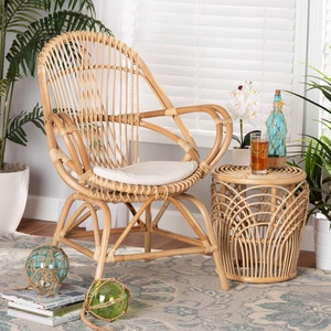 Sillones modernos de ratán hechos a mano, sofá, sillón, silla decorativa ecológica para el hogar. - Product Image 3