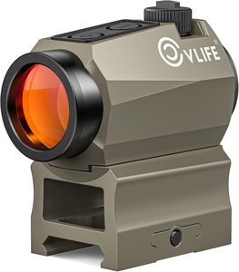 Mira Telescópica CVLIFE 1x20mm con Punto Rojo y Múltiples Retículas, Montaje Picatinny para Uso en Exteriores - Product Image 2