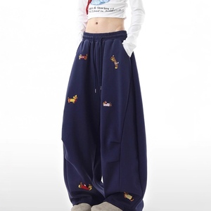 Pantalones Deportivos Casuales para Mujer, Estilo Vintage, Primavera 2026, 100% Algodón, Tela French Terry, Cintura Elástica, Transpirables y Ecológicos - Product Image 1