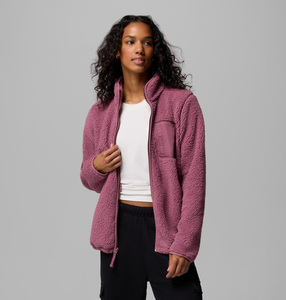 Veste Sherpa personnalisée pour femme – Qualité supérieure, tissu respirant – Vente en gros, veste polaire personnalisée pour femme, vêtements d'extérieur OEM - Product Image 1