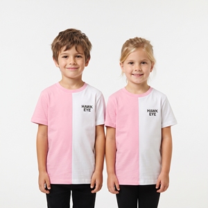 Camisetas de Manga Corta para Niños, Cuello Redondo, Color Negro y Blanco, Estilo Casual, Unisex, Ropa Infantil, Proveedor Mayorista, OEM - Product Image 1