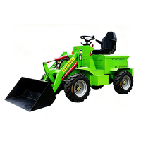 Caricatore Elettrico 400-5000kg con Sollevamento Idraulico e Benna Rinforzata per Movimentazione Materiali