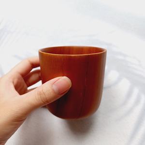 Taza de madera con logotipo personalizado, taza de madera Natural hecha a mano de alta calidad, respetuoso con el medio ambiente, OEM, nuevo diseño - Product Image 5