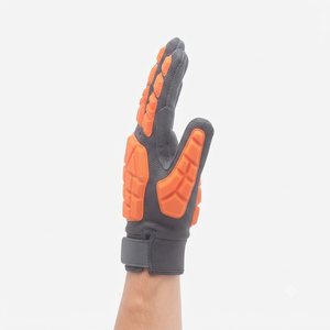 American's Football Goalkeeper Gloves Full <b>Finger</b> PU Material Non-Slip Breathable With Adjustable Wrist <b>Strap</b> Unisex Gloves - Product Image 2