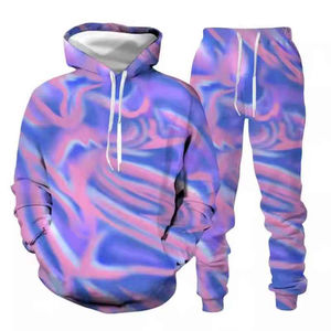 Chándal de Invierno con Capucha para Hombre, Sublimado, Color Sólido, Unisex, de Primera Calidad, Precio de Fábrica, Antiarrugas, Estampado 100% - Product Image 4