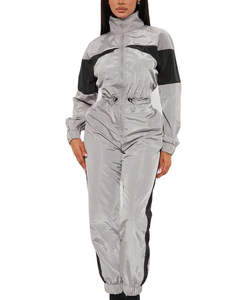 Conjuntos Deportivos para Mujer, Tela de Nailon de Alta Elasticidad, Sudaderas con Capucha y Pantalones Deportivos, Ropa Deportiva Urbana, Conjuntos de Yoga de 2 Piezas - Product Image 6