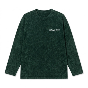 Camiseta de algodón pesado para mujer, estilo vintage, lavado ácido, personalizada al por mayor, de corte oversize - Product Image 4