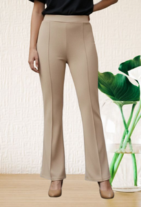Pantalones de Vestir de Pierna Recta, Corte Ajustado, Cómodos y Transpirables, Pantalones Casuales de Cintura Alta para Mujer, Primavera-Otoño - Product Image 3