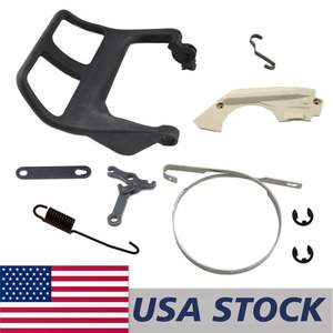 Pour tronçonneuse Stihl MS250 025 : Protection de main, Frein de chaîne, Housse de protection, Sangle de réglage, Ressort plat, Ressort de tension. Compatible MS250 025. - Product Image 1