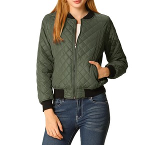 Wholesale Women Bomber <b>Jacket</b> Custom Casual Zip Front <b>Lightweight</b> Outerwear OEM Factory Export Quality Apparel - Product Image 1