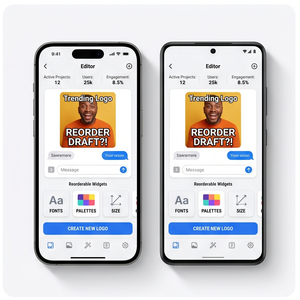 Application de création de logos Royalcraft – Créez des logos, une identité de marque, des designs de logos d'entreprise et des modèles pour iOS/Android - Product Image 2