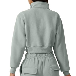 Sudadera Oversize de Forro Polar con Cuello Alto para Mujer, Estilo Casual de Invierno, Ajuste Holgado, Top Urbano, Personalizable por Delante, Suave, Cálida y Cómoda para Uso Diario - Product Image 2