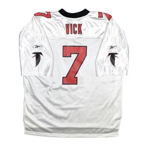 Maillot de football rétro des années 90 des Falcons d'Atlanta, imprimé au laser sur le devant, sans manches, col en V, 200 grammes, disponible en grandes tailles - Product Image 6