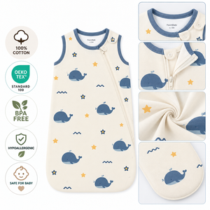 Manufacturers Cotton Baby Sleep <b>Bag</b> Regular Sleeve Zipper <b>Sleeping</b> Sack Newborn Infant Wearable Blanket Sleepwear Footed Unisex - Product Image 1